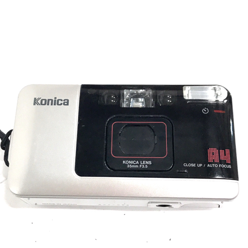1円 Konica A4 35mm 3.5 コンパクトフィルムカメラ コニカ C4393_画像2