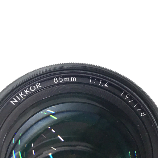 Nikon Ai-s NIKKOR 85mm 1:1.4 カメラレンズ 単焦点レンズ ニコン_画像3