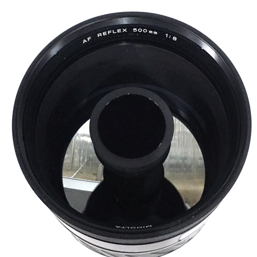 MINOLTA AF REFLEX 500mm 1:8 mirror lens camera lens Minolta A mount C4328