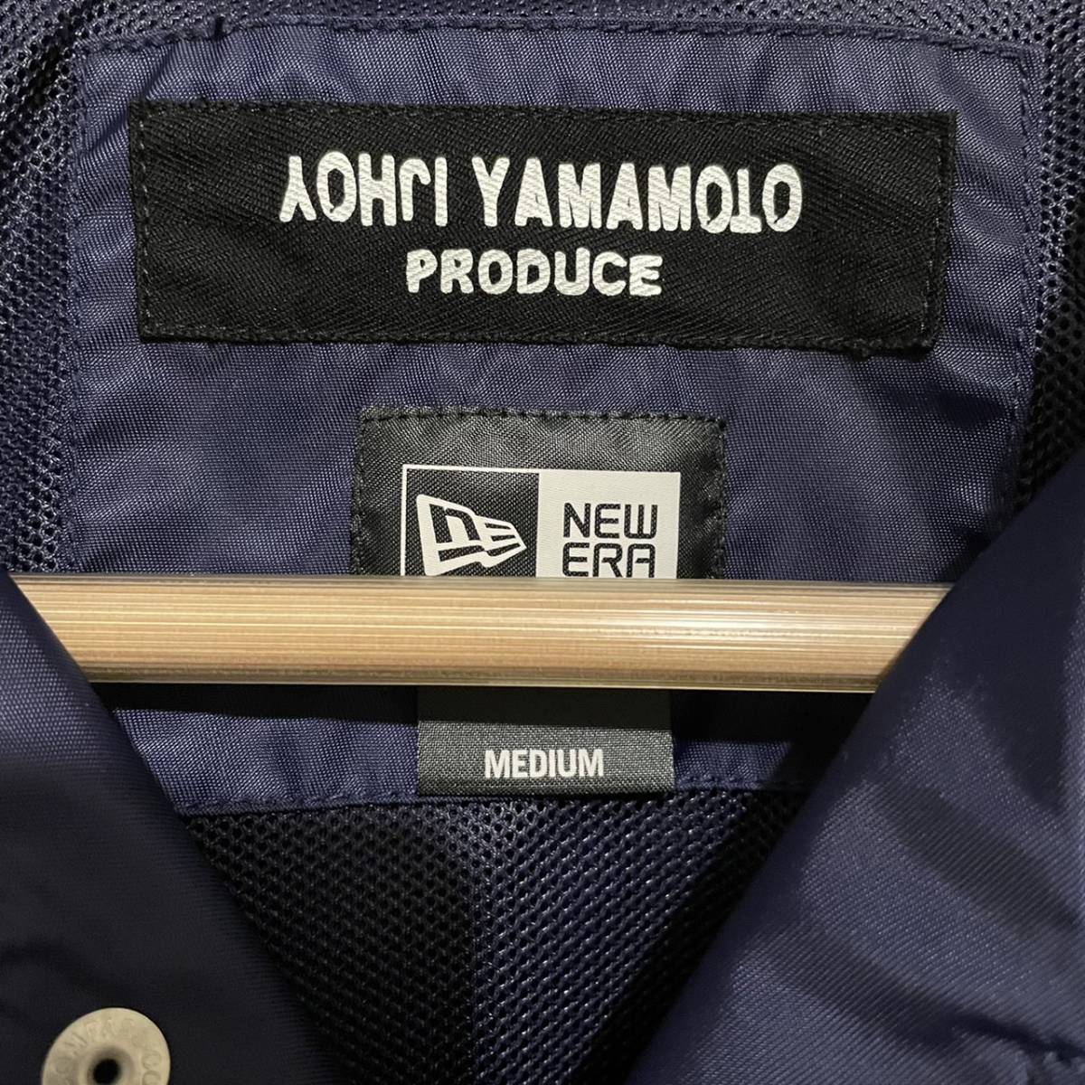 18SS オム ニューエラ スカルローズ コーチジャケット ヨウジヤマモト