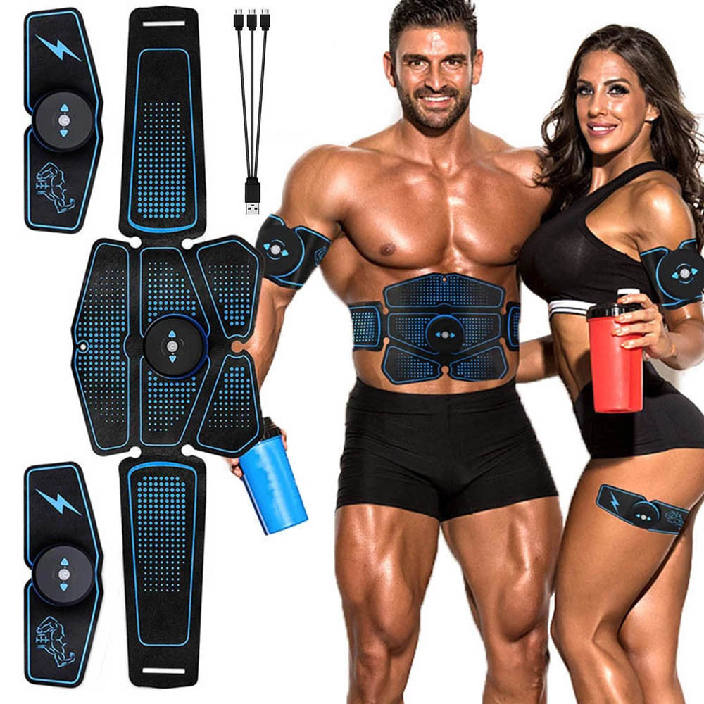 男性と女性の体力トレーニング機器 腹筋用の電気筋肉刺激装置 ホームジムトナー 誠実