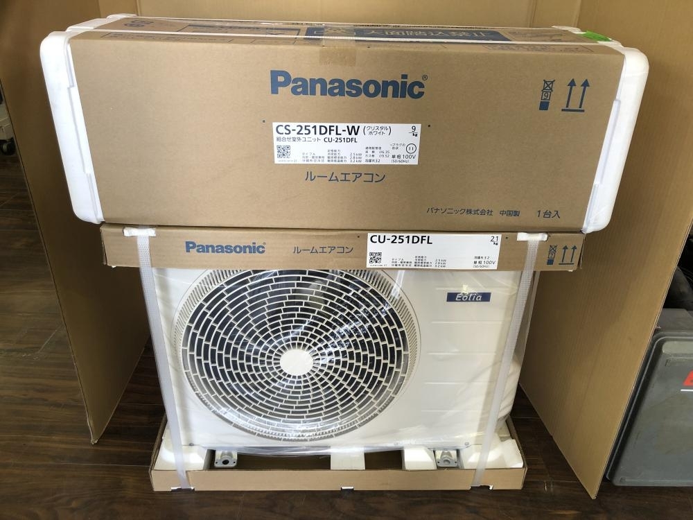006□未使用品・即決価格□Panasonic パナソニック ルームエアコン