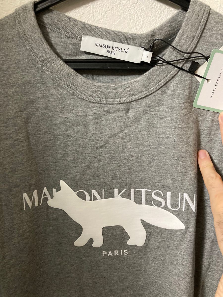 メゾンキツネTシャツ グレー Sサイズ | contifarma.pe