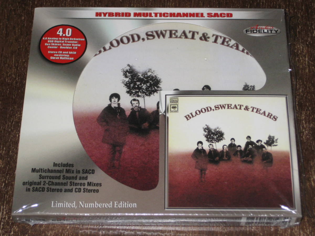 BLOOD, SWEAT & TEARS ブラッド・スウェット & ティアーズ S/T 2014年発売 Audio Fidelity社 Hybrid SACD 輸入盤_画像1