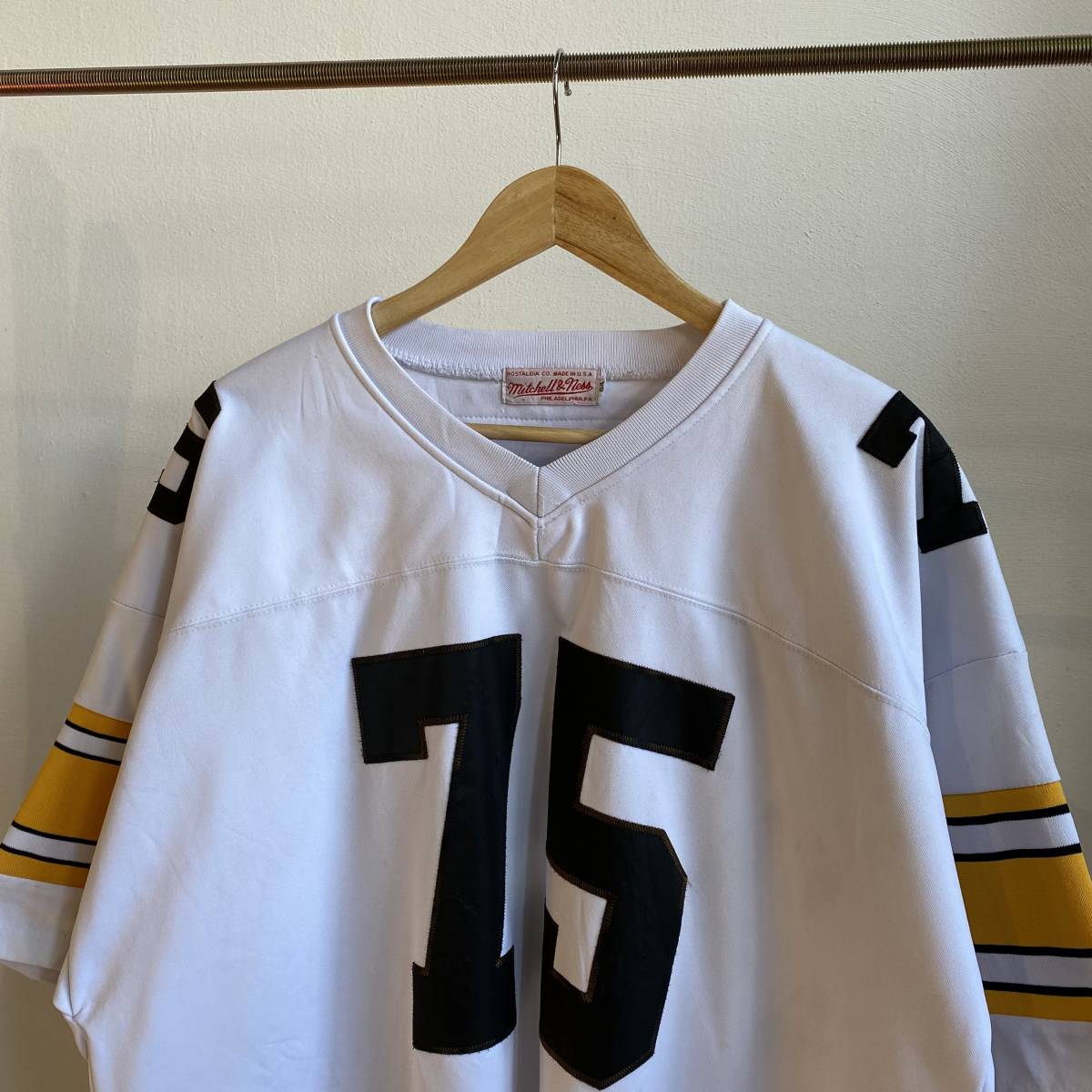 MITCHELL&NESS フットボールシャツ ブラック 54