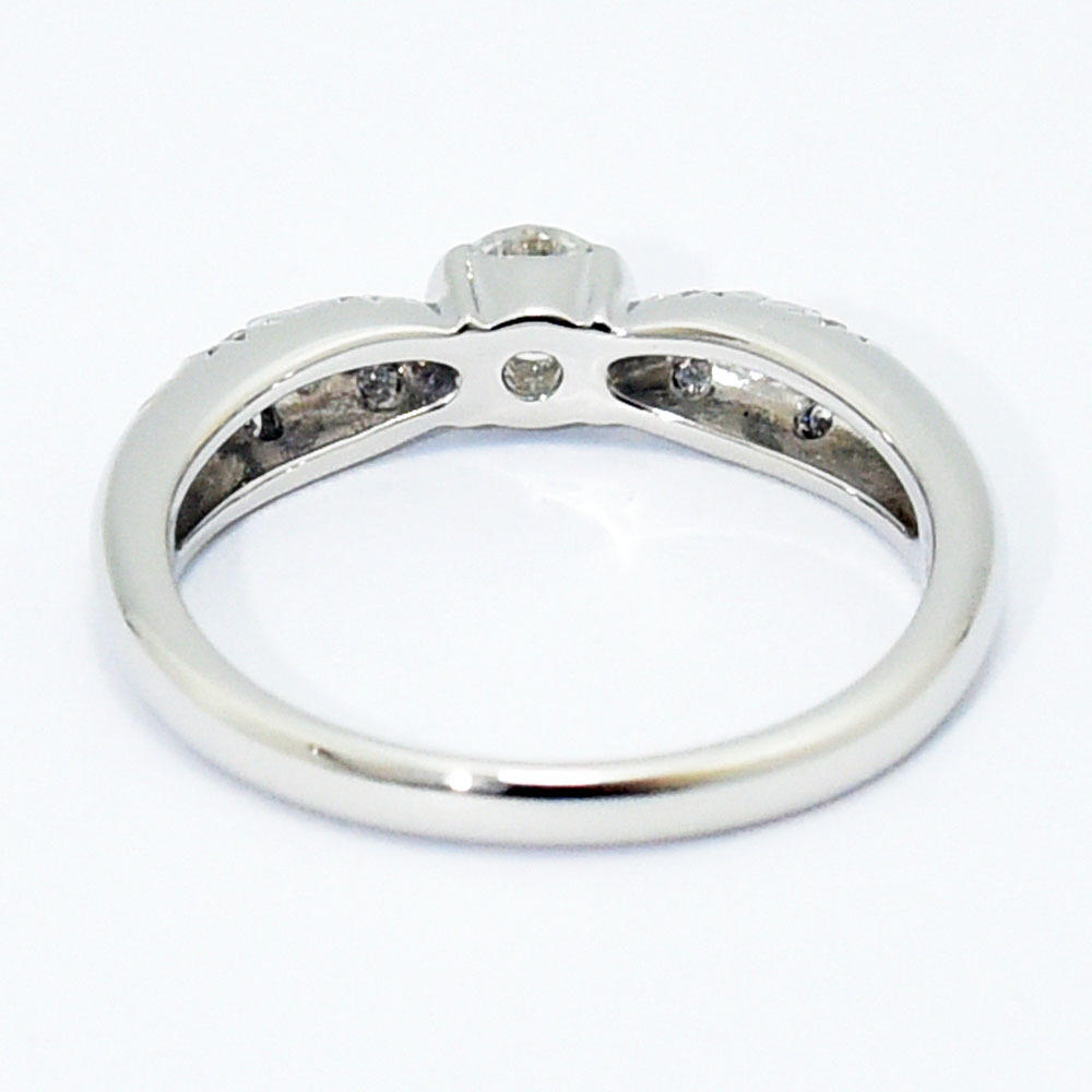 タサキ リング TASAKI 田崎 ダイヤモンド 0.28 PT900 約8号 新品仕上げ