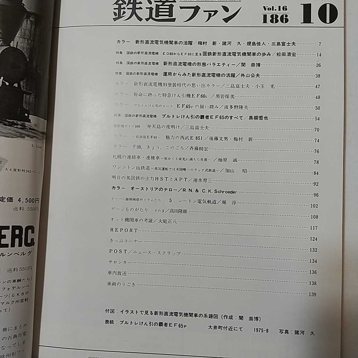 zaa-342♪鉄道ファン186　1976年10月号 著者 特集：国鉄の新形直流電車_画像2