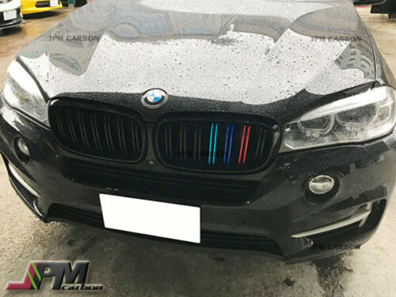 艶有黒XメタルMカラーM Style BMW F15 X5 F16 X6 SUV 2014- フロントキドニーグリル_画像1