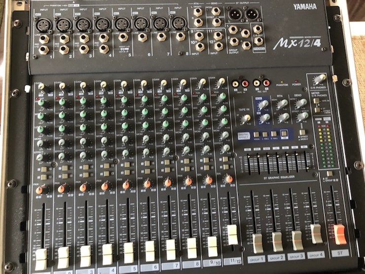 ヤフオク! - YAMAHA アナログミキサー MX12/4 ハードケース付き