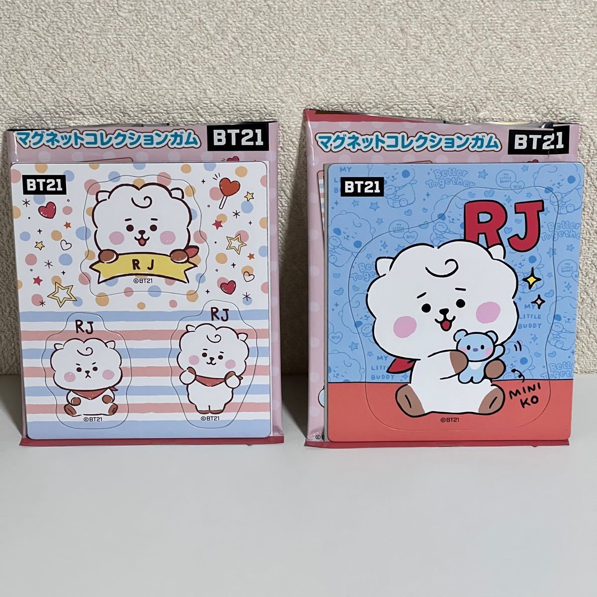 TinyTAN BTS BT21 RJ ジン　一番くじ　ぬいぐるみ　アクリルフォトスタンド　マグネット　缶バッジ