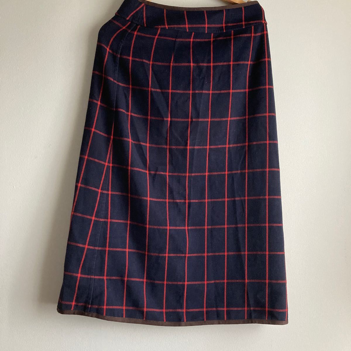 【ikka】リバーシブル スカート ラップスカート