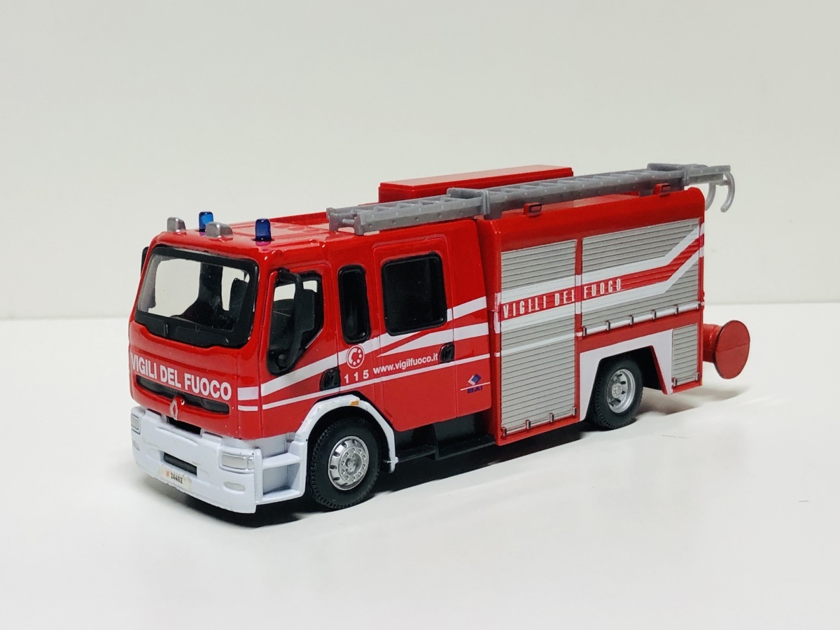 burago urgent vehicle series 1/50 Renault Premium fire-engine Italy Renault not yet sale in Japan 