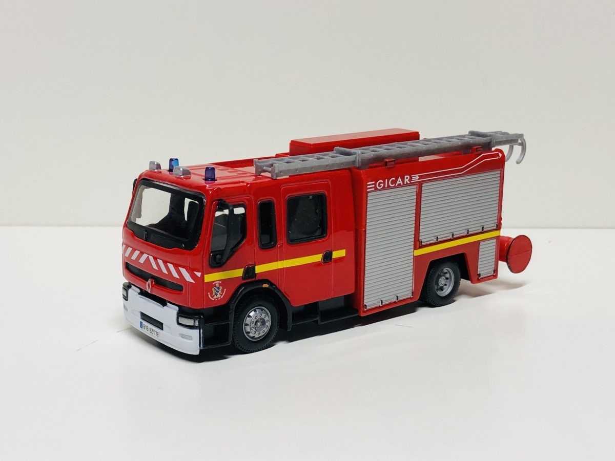 burago urgent vehicle series 1/50 Renault Premium fire-engine France Renault not yet sale in Japan 