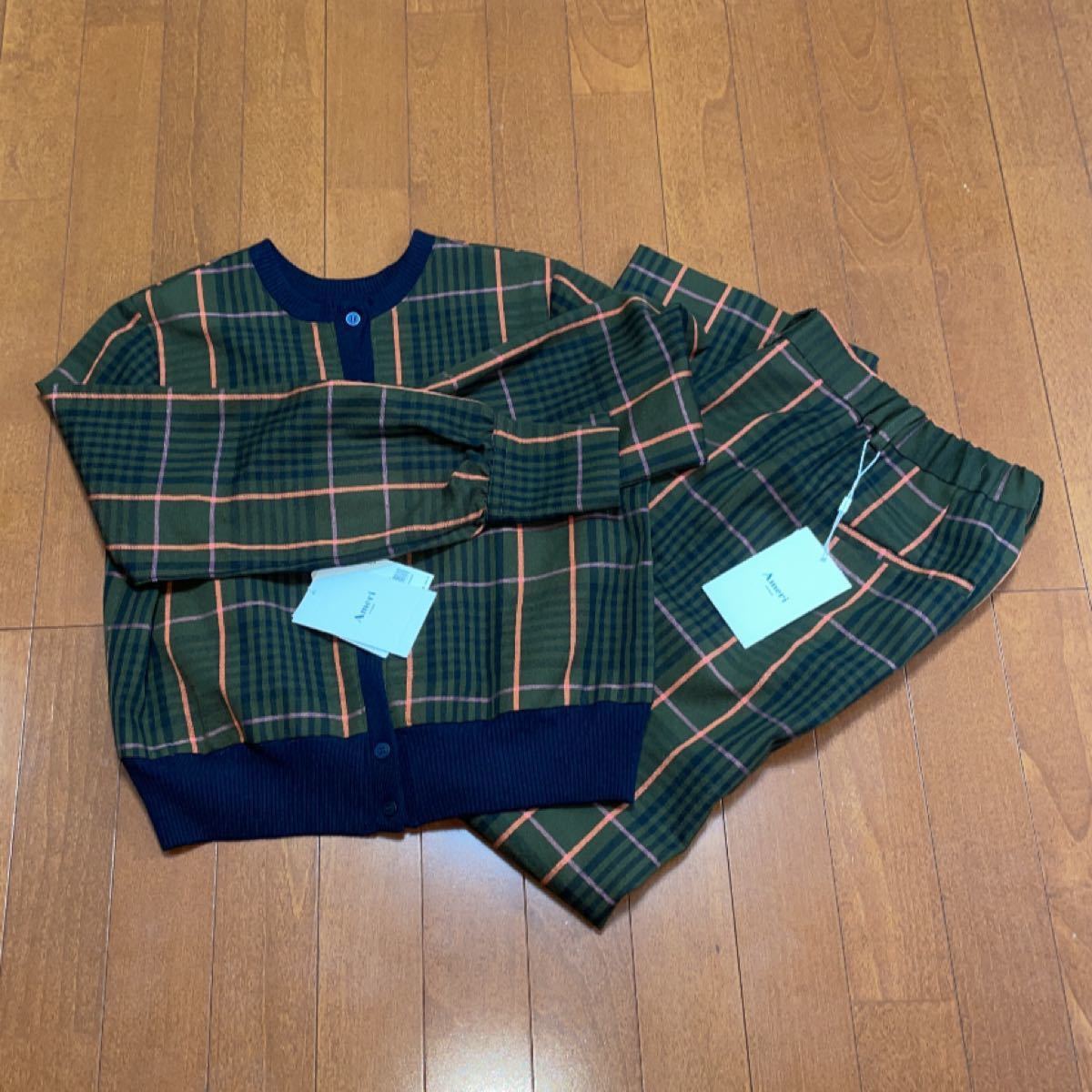 週末限定価格】AMERI アメリCHEERFUL CHECK PANTS &TOPS | nort.swiss