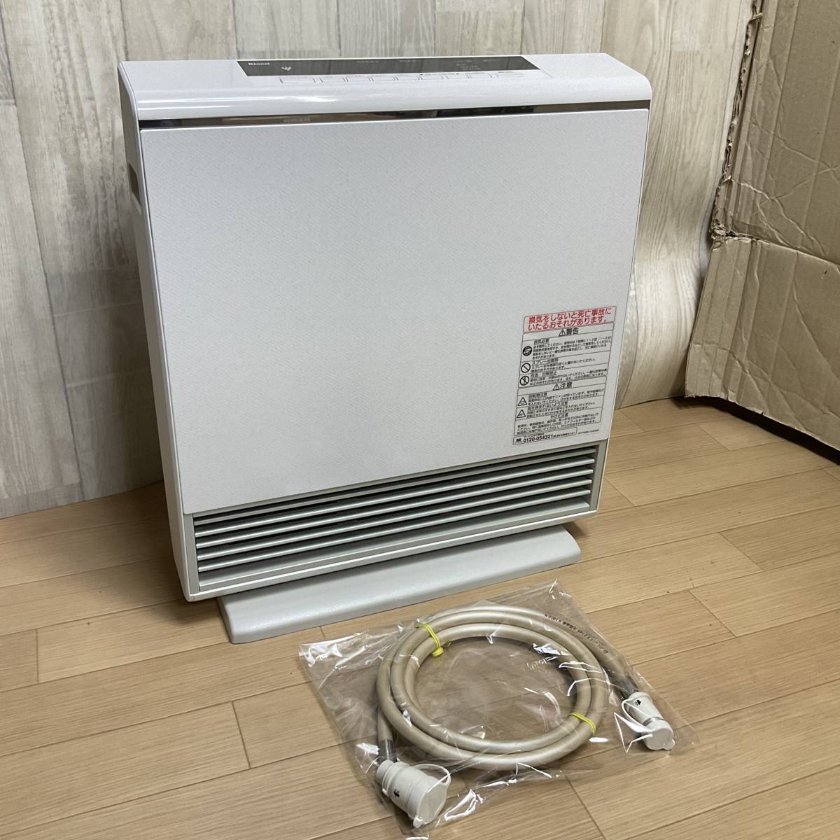 未使用自宅保管品 綺麗 ガスファンヒーター リンナイ LPガス用 RC