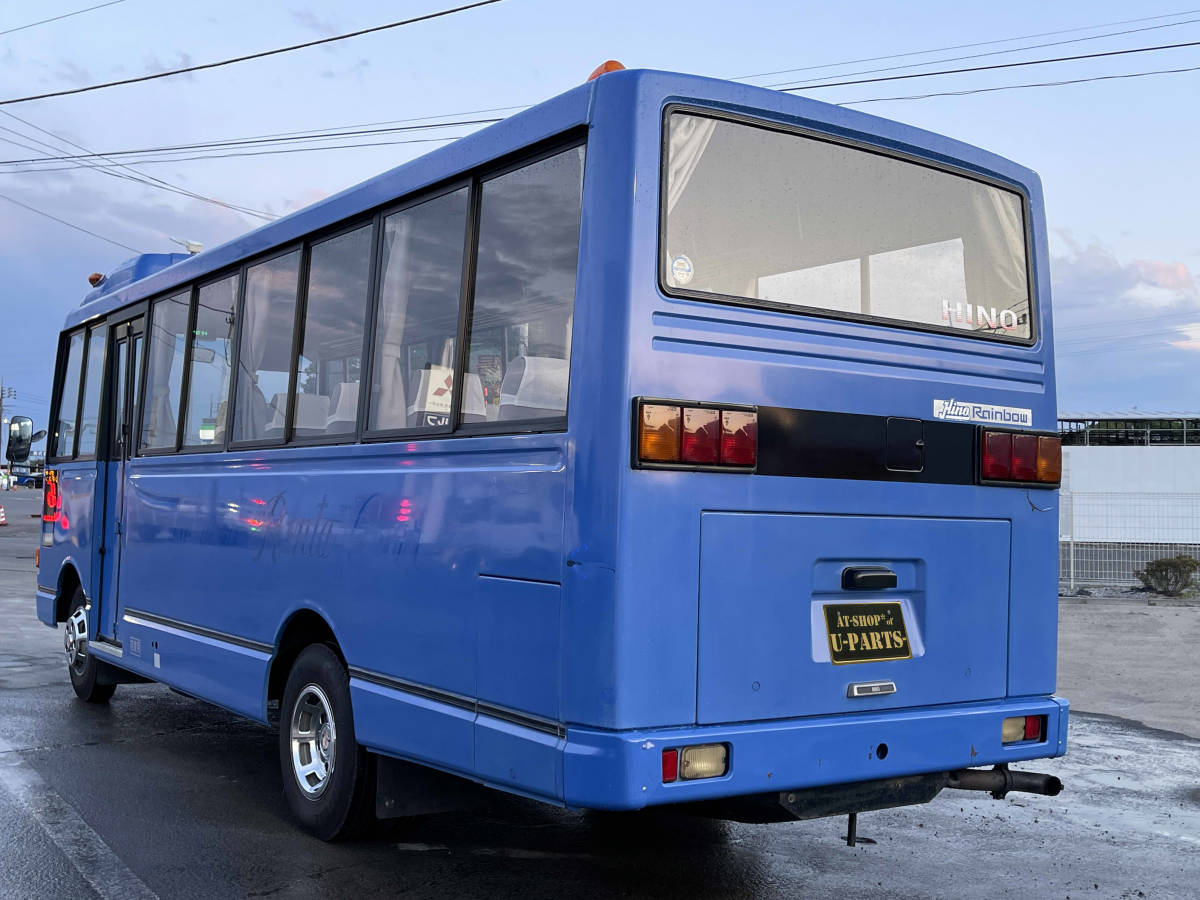 広島発　日野　レインボー29人乗りバス、車検5年1月、機関良好　即渡し　キャンピング　車中泊　送迎_画像4