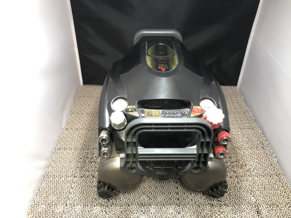 整備済】日立高圧エアーコンプレッサー PAH4220V 分解整備動作 整備済】日立高圧エアーコンプレッサー PAH4220V 分解整備動作