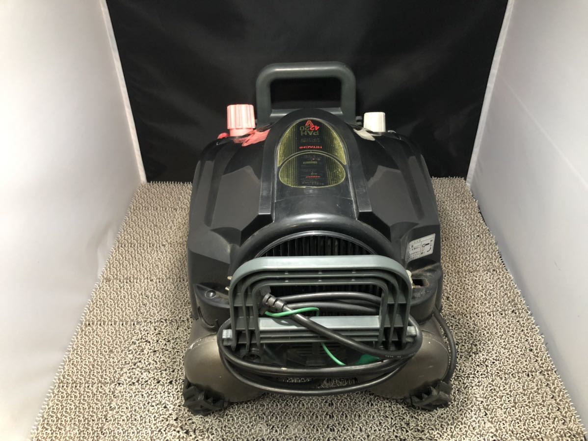 整備済】日立高圧エアーコンプレッサー PAH4220V 分解整備動作 整備済】日立高圧エアーコンプレッサー PAH4220V 分解整備動作