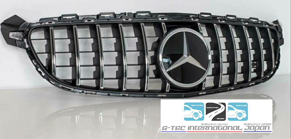 メルセデスベンツ Mercedes-Benz AMG純正品 W205 Cクラス パナメリカーナグリルセット /W205/AMG-LINE/C180/C200/C220d/C250/C43AMG/C63AMG_パナメリカーナグリル（360℃カメラ無）