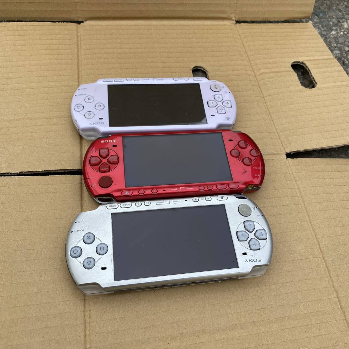 SONY ソニー PlayStation Portable PSP 本体 PSP3000 x 2台