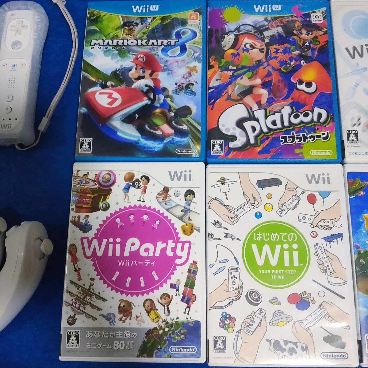 Wii 4人で遊ぶ♪本体ハンドル マリオカート マリオブラザーズ Wiiパーティ