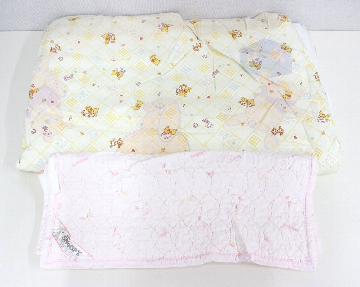 ii97# детская кроватка для futon * совместно комплект * матрац +. futon + детский футон + подушка * Hello Kitty * Винни Пух * ощущение б/у есть 