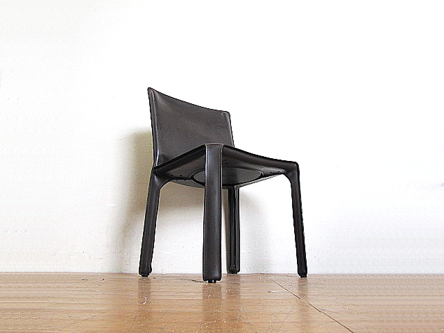 Cassina/カッシーナ マリオベリーニ 「412 CAB/キャブチェア」 総革