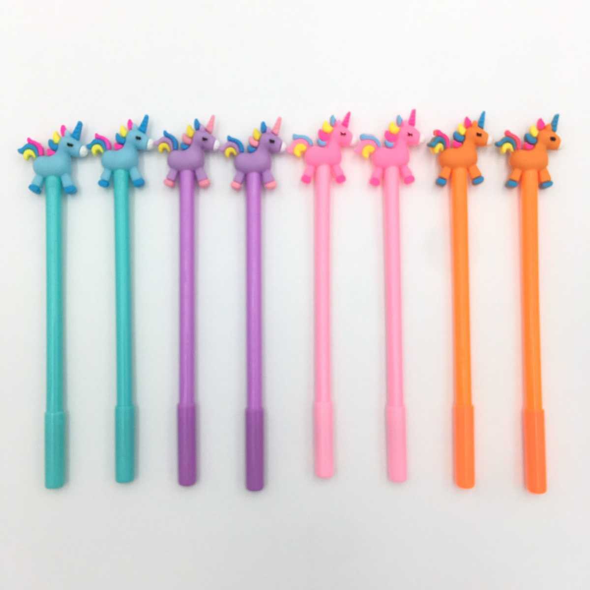 E161.ボールペン8本セット ユニコーン ゆめかわ 夢かわいい 文具 文房具 筆記用具 新品 未使用品