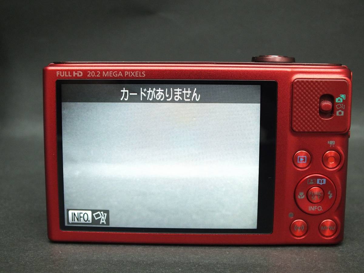 〇美品 Canon コンパクトデジタルカメラ PowerShot SX620HS レッド
