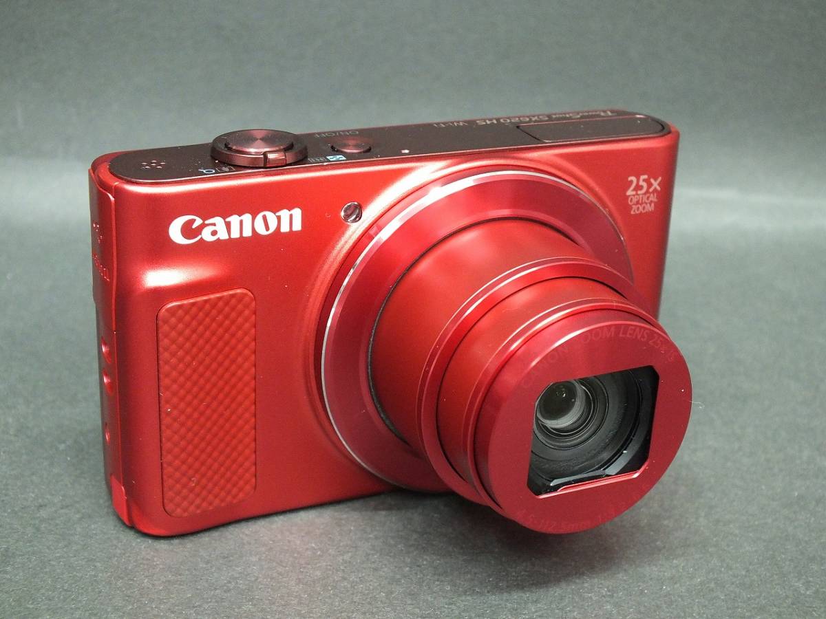 〇美品 Canon コンパクトデジタルカメラ PowerShot SX620HS レッド