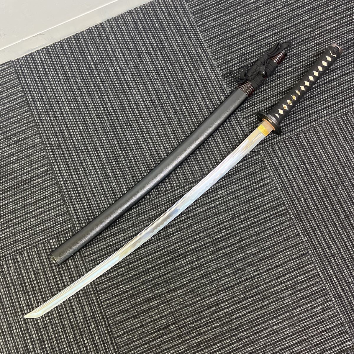 KO335 日本刀 模造刀 全長約102cm 刃渡り約72.5cm アンティーク 