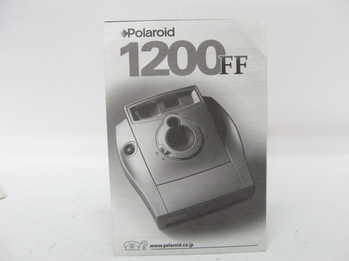 * secondhand goods *Polaroid Polaroid 1200FF use instructions 