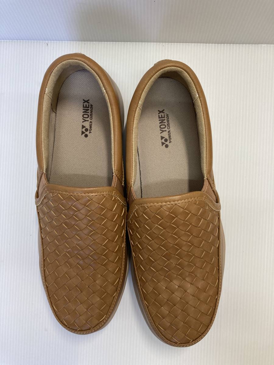 ★お買い得！ヨネックス　SLIP-ON　MC80　ライトブラウン　25cm　パワークッションで履き心地抜群　街履きからウォーキングに！_画像8