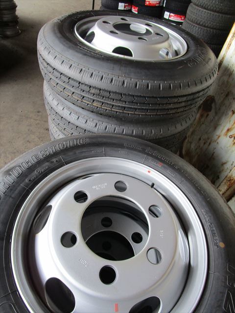 新車外し いすゞ エルフ 2トン 3トン トラック 高床作業車等 TOPY製 DM2P17.5×6.00 115-9CS 6穴 1本価格 在庫あり