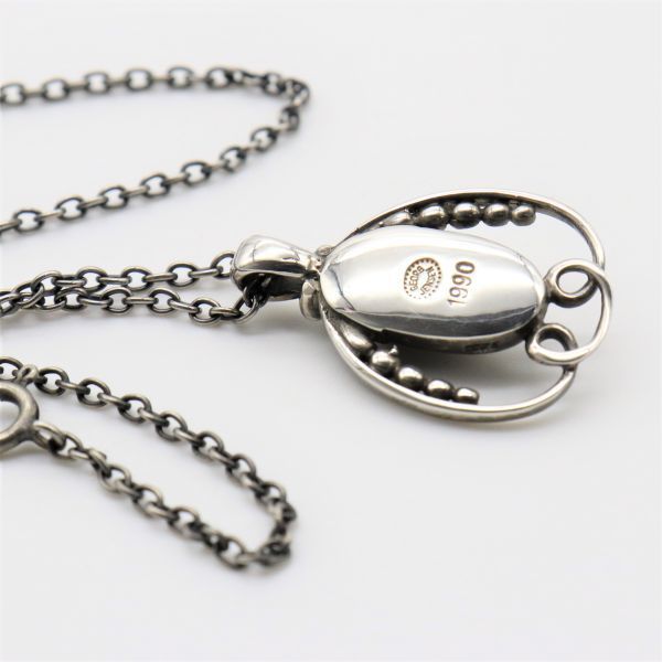 ジョージジェンセン GEORG JENSEN シルバーボール イヤーペンダント ...