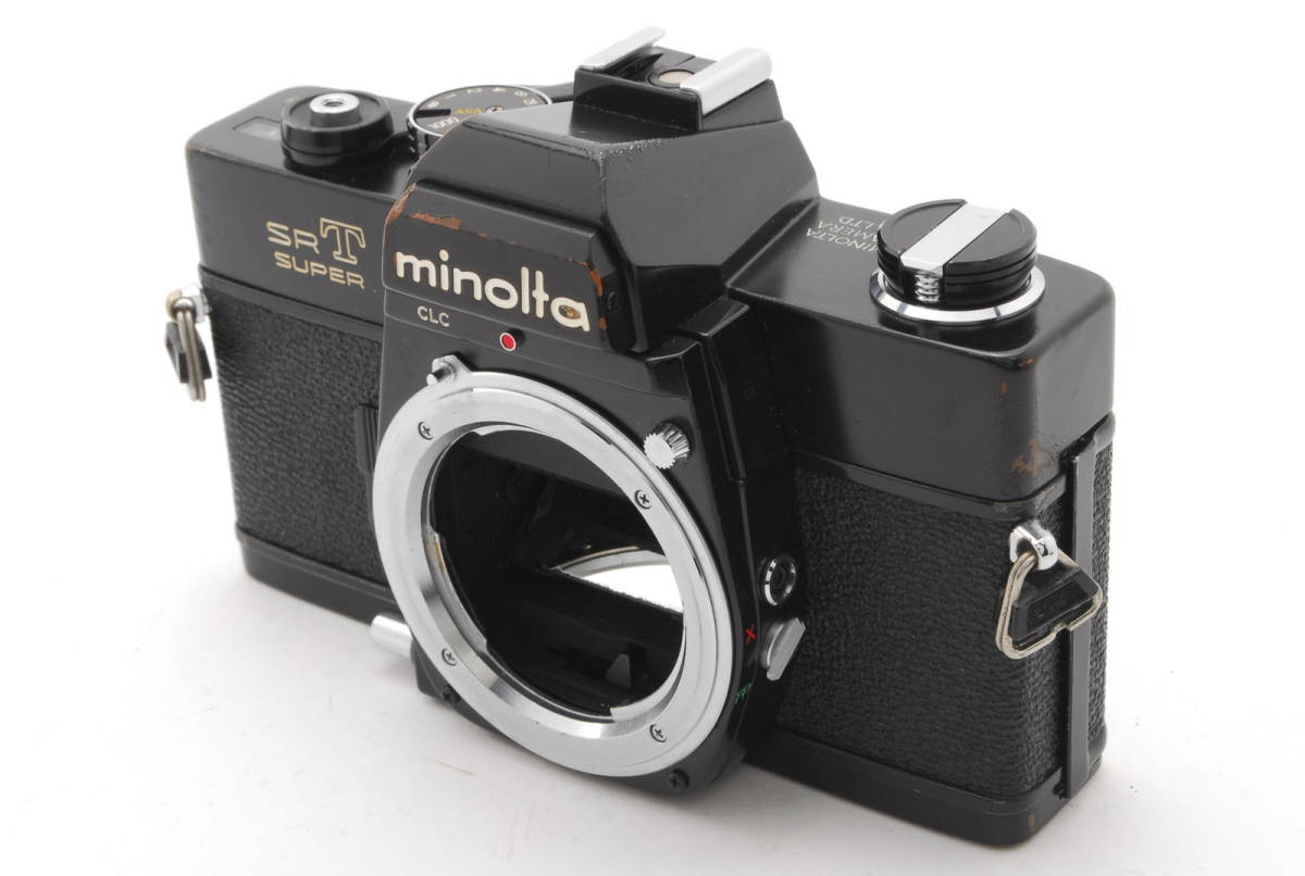 6793円 MINOLTA SR T SUPER ブラック ボディ SRT シャッター切れ 6793円 MINOLTA SR T SUPER ブラック ボディ SRT シャッター切れ