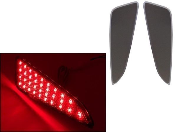 【C-HR 電源 カプラーオン LED リフレクター スモーク】 減光回路付 点灯 CHR スモール ランプ LED リア リフレクター コネクタ 反射板_画像2