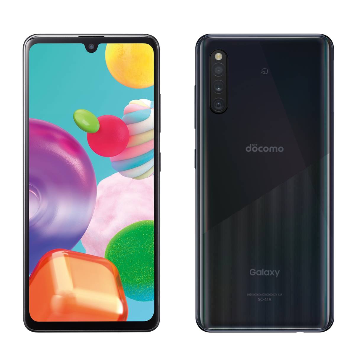 未使用】docomo Galaxy A41 SC-41A ブラック SIMロック解除コード発行