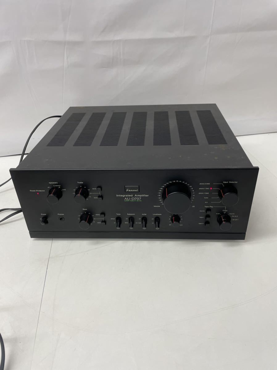 SANSUI サンスイ AU-D707 プリメインアンプ 通電確認済 動作未確認