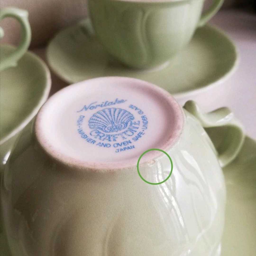 日本製 Noritake ビンテージ カップ&ソーサー 3客セット 日本製 Noritake ビンテージ カップ&ソーサー 3客セット