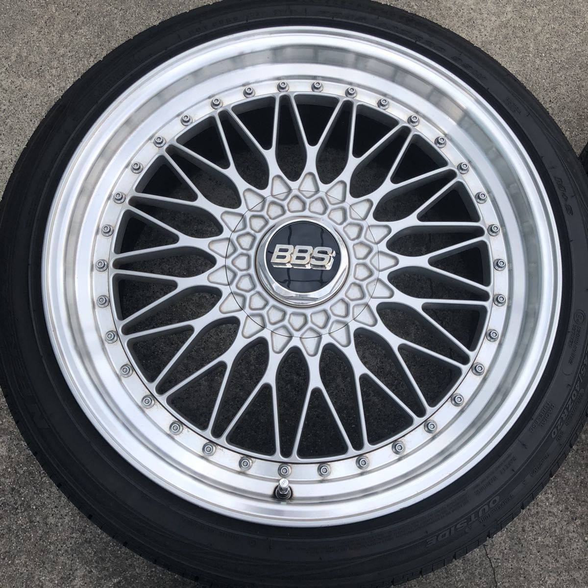 BBS スーパー RS SUPER RS 鍛造 LM PCD120 9.5J 4本 レクサス LS 600 460 BMW 5/6/7シリーズ バリ山 245/40R20 HRE ハイパーフォージド