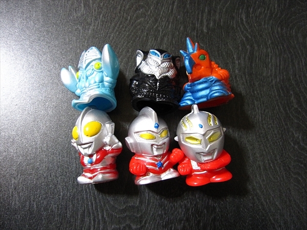 ウルトラマン倶楽部」マスコット人形6個セット(新品・1988年
