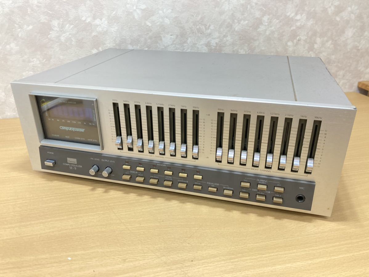 グラフィックイコライザー SE-9 SANSUI 山水 通電確認済み opslines.com