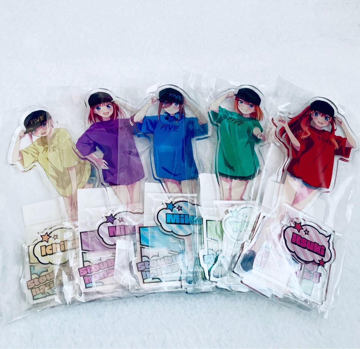 五等分の花嫁 FIVE collection casual style アクリルスタンド 五等分の花嫁 FIVE collection casual style アクリルスタンド
