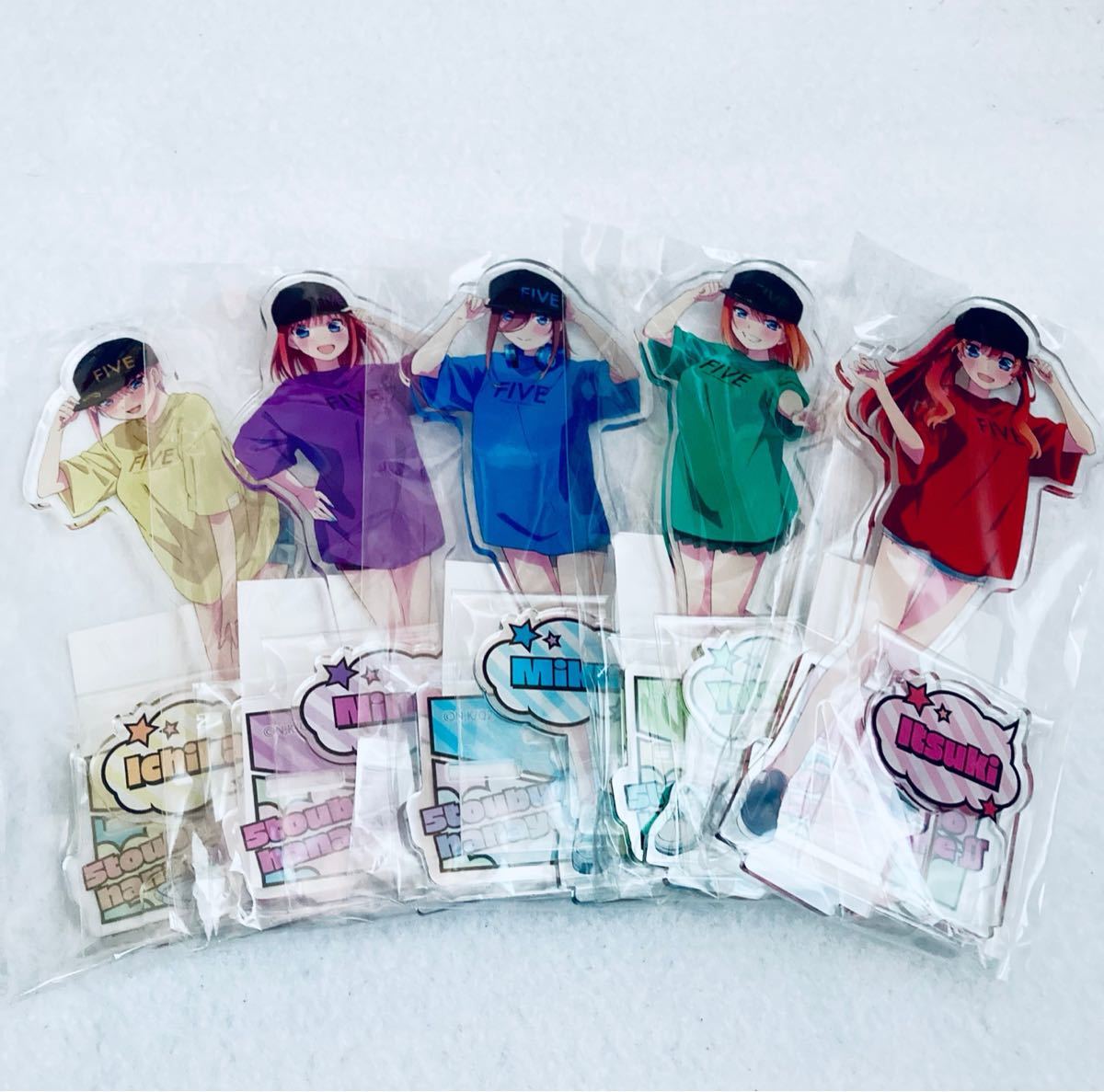 五等分の花嫁 FIVE collection casual style アクリルスタンド 五等分の花嫁 FIVE collection casual style アクリルスタンド