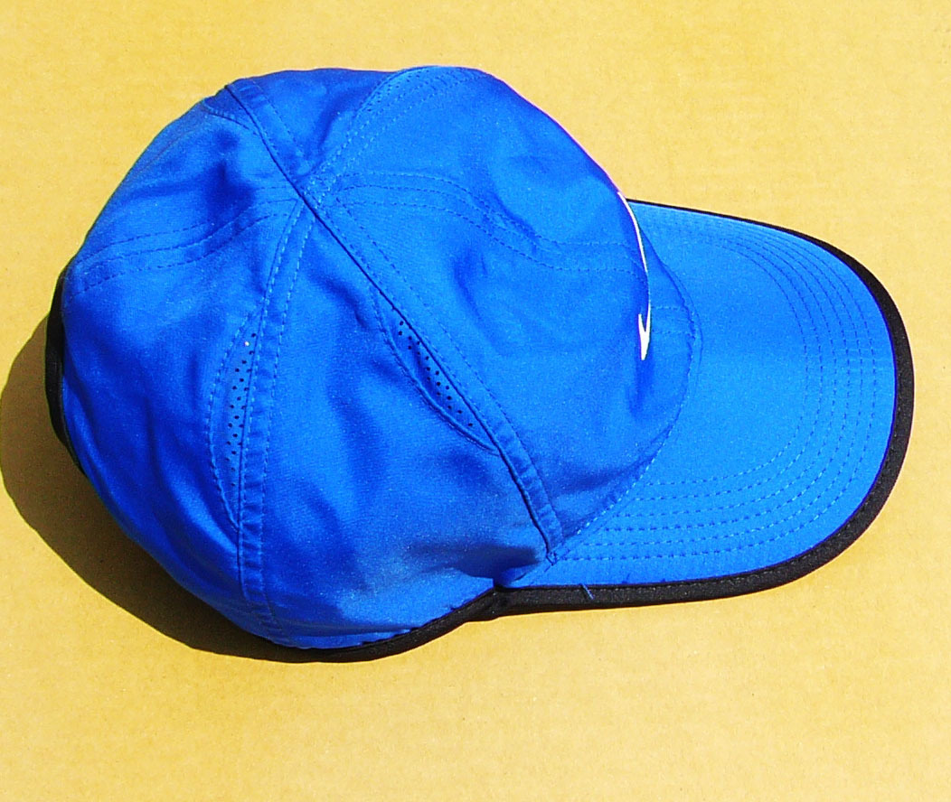 即決■NIKE■ブルーとクロのホトトギスcap■古着_画像6