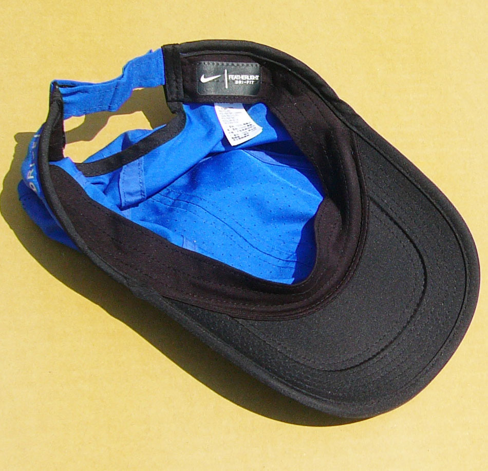 即決■NIKE■ブルーとクロのホトトギスcap■古着_画像10