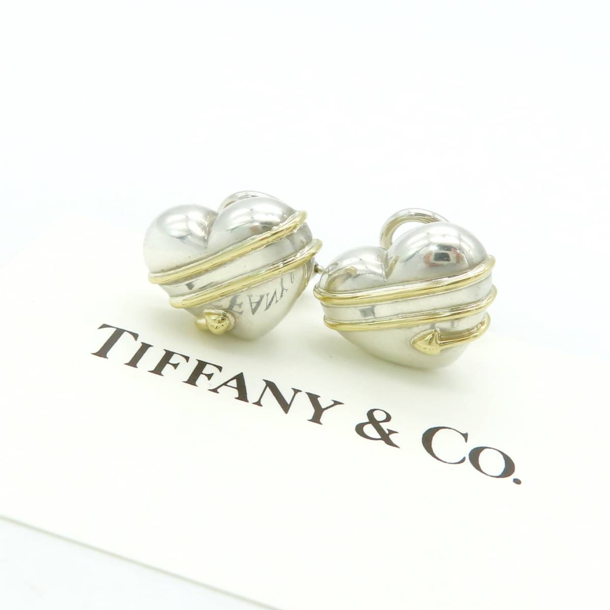 希少 美品 Tiffany&Co. ヴィンテージ ティファニー ハート アロー