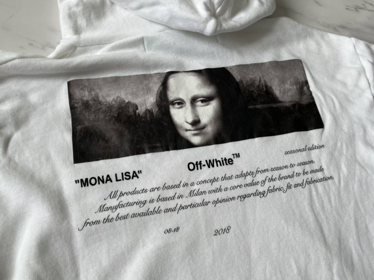 超 美品 名作 希少 国内正規品 OFF WHITE 18AW 04 MONALISA モナリザ