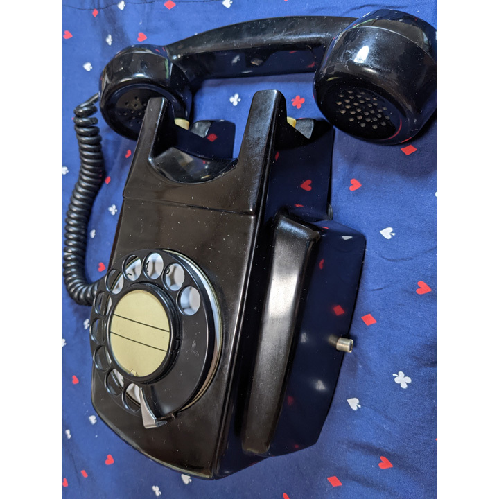 * Japan electro- confidence telephone . company 4A-W ornament telephone machine [ rare secondhand goods ] *